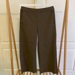 Banana Republic Olive Wide-Leg Trousers sz 4
